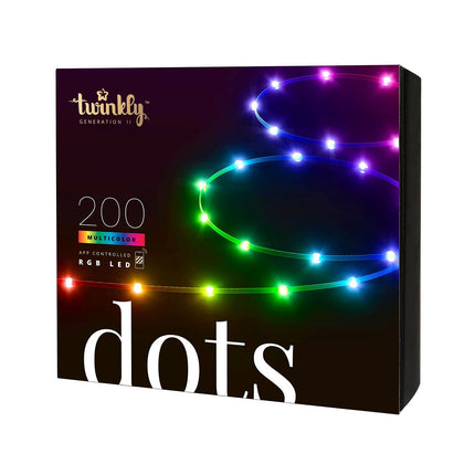 Ruban LED TWINKLY Guirlande Connect 200 LED 10M Noir