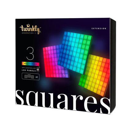 Bandeau LED TWINKLY 3 Square Blocks extensions 20X20CM