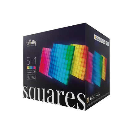 Applique murale TWINKLY 7 Square Blocks 20X20CM