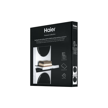 Kit de superposition HAIER de superposition blanc tablette coulissa