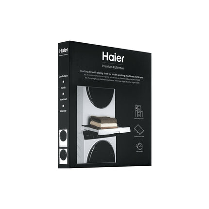Kit de superposition HAIER de superposition blanc tablette coulissa