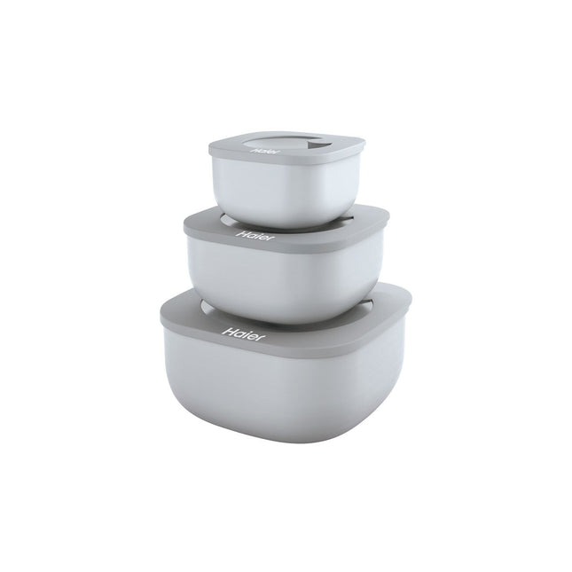 Boîte hermétique HAIER de 3 boites alimentaires (design Guzzini