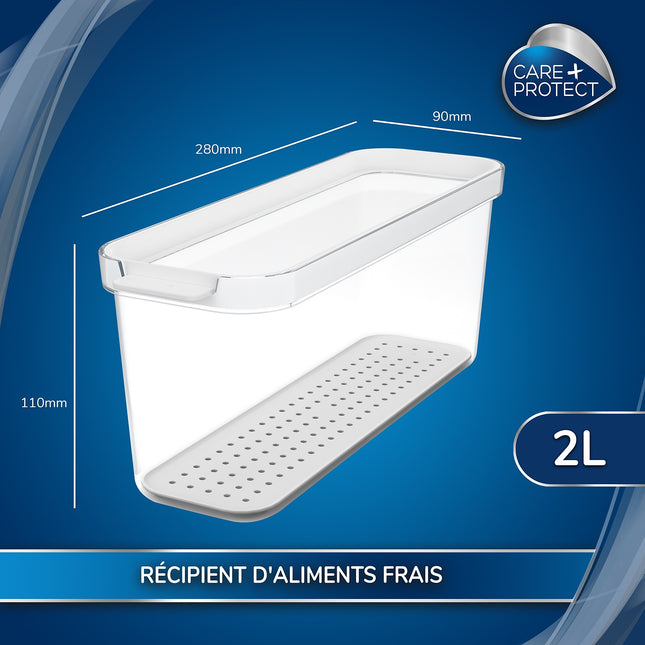 Boîte CARE+PROTECT alimentaire empilable 2L CARE+PROTECT