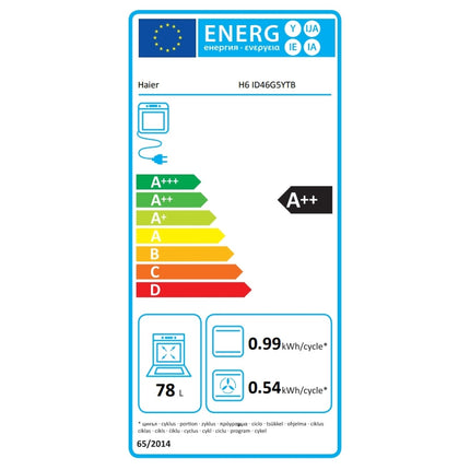 Four encastrable HAIER H6 ID46G5YTB AirFry