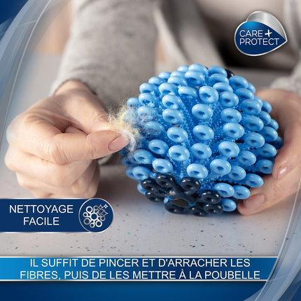 Balle de lavage CARE+PROTECT Balle anti-microfibres CARE+PROTECT