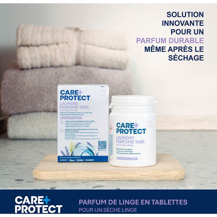 Tablettes CARE+PROTECT parfumées pour le linge CARE+PROTECT