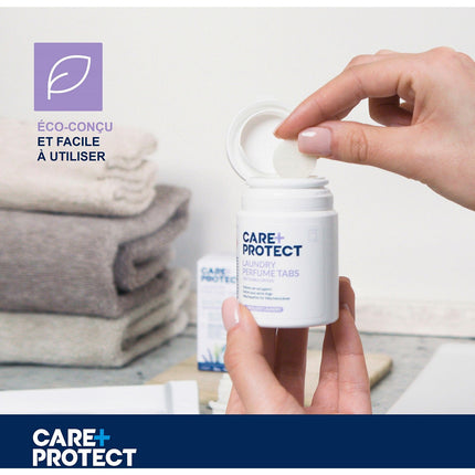 Tablettes CARE+PROTECT parfumées pour le linge CARE+PROTECT