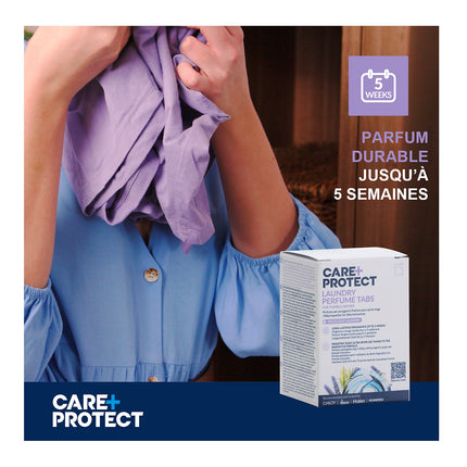 Tablettes CARE+PROTECT parfumées pour le linge CARE+PROTECT