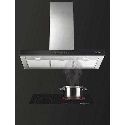 Hotte décorative murale GLEM GHBS97IX