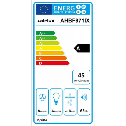 Hotte décorative murale AIRLUX AHBF971IX