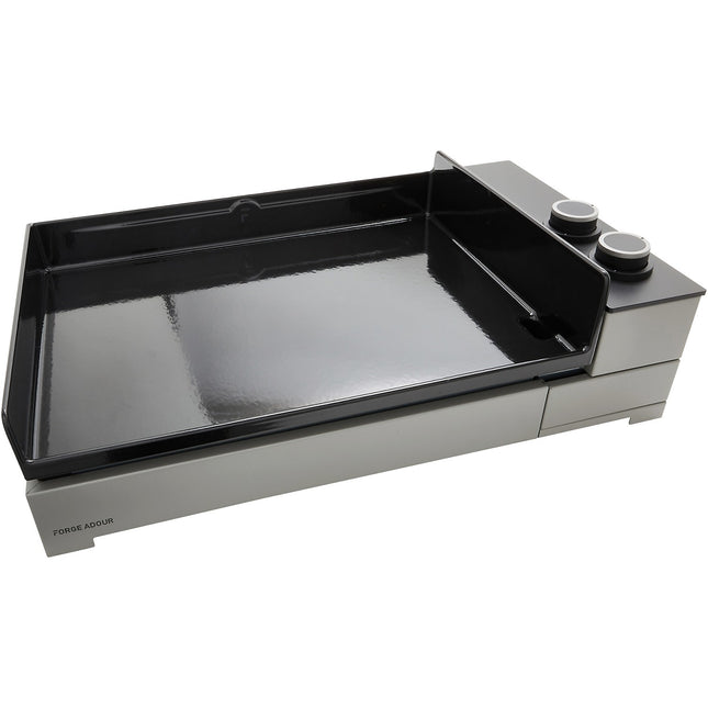 Plancha gaz FORGE ADOUR Premium Acier 60 NG à poser, 58.5x40.5 cm