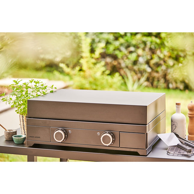 Couvercle plancha FORGE ADOUR MODERN 60 CHARNIERES