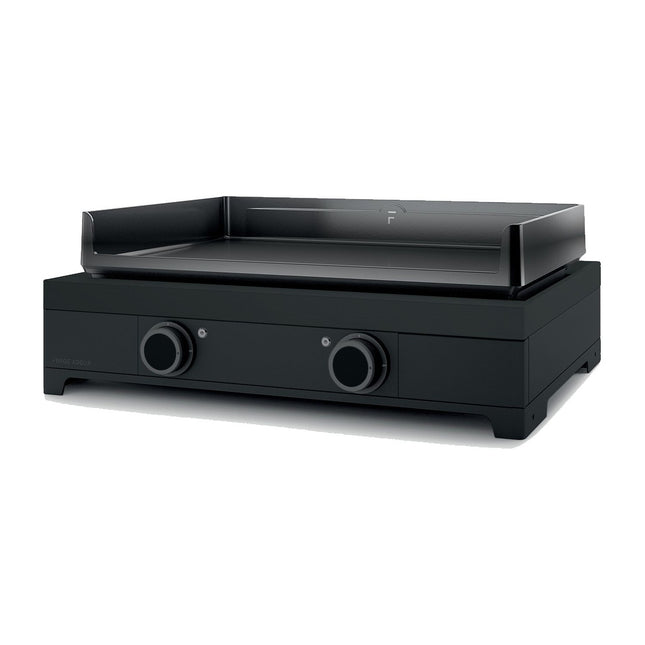 Plancha électrique FORGE ADOUR Modern E 60 A N noir 2 brûleurs à poser 65.5x39.5 cm