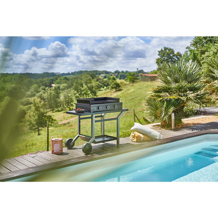 Plancha gaz FORGE ADOUR modern G 75 A N 3 brûleurs à poser, 74.4x42 cm