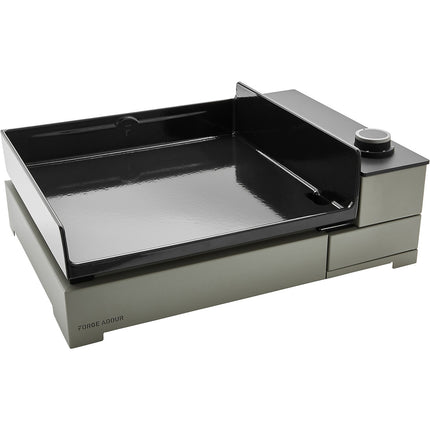 Plancha électrique FORGE ADOUR Premium E 45 A NG fonte émaillée à poser, 44x40 cm