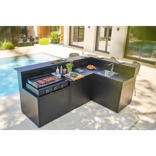 Meuble d'angle FORGE ADOUR SAAF CBN angle acier fermé Comptoir