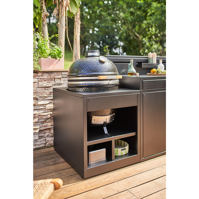 Meuble de cuisine extérieure FORGE ADOUR KAMADO SKAFN NOIR