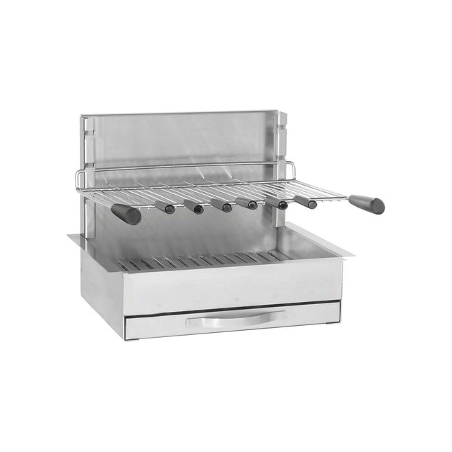 Barbecue charbon FORGE ADOUR 961.56 inox encastrable 56 cm