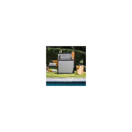 Barbecue charbon FORGE ADOUR 961.66 inox encastrable 57 cm