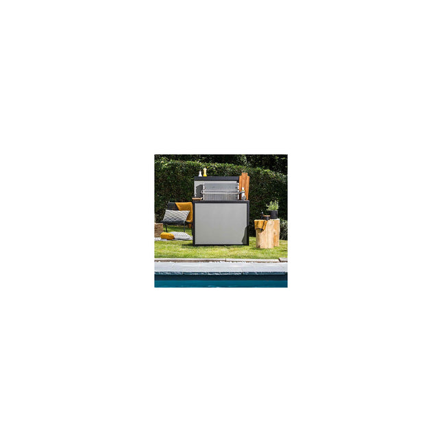 Barbecue charbon FORGE ADOUR 961.66 inox encastrable 57 cm