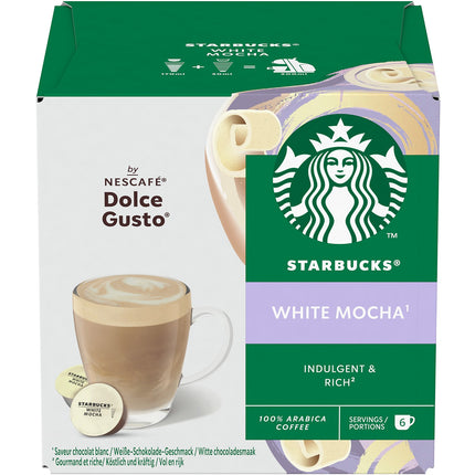 Capsules NESTLE starbucks by dolce gusto mocha white cho
