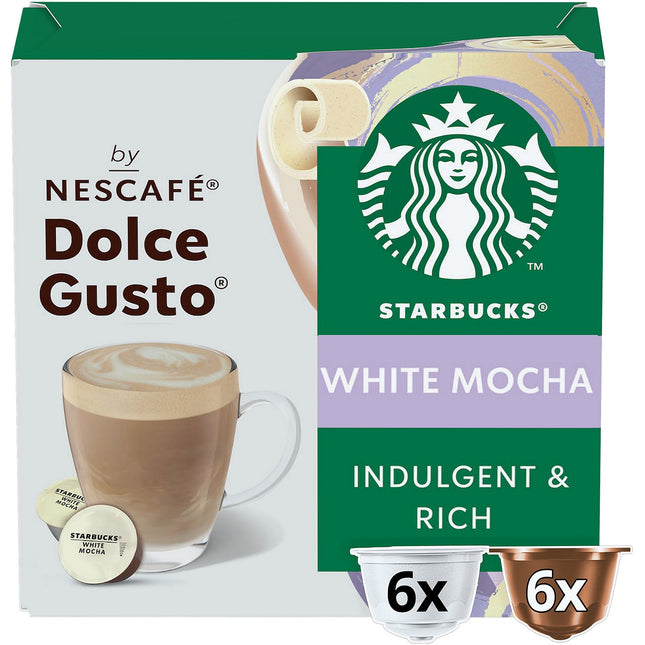 Capsules NESTLE starbucks by dolce gusto mocha white cho