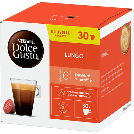 Dosette NESTLE DOLCE GUSTO LUNGO x30