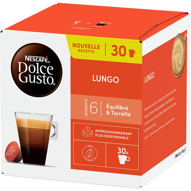Dosette NESTLE DOLCE GUSTO LUNGO x30