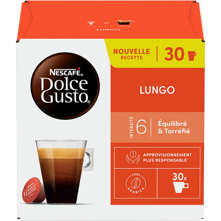Dosette NESTLE DOLCE GUSTO LUNGO x30