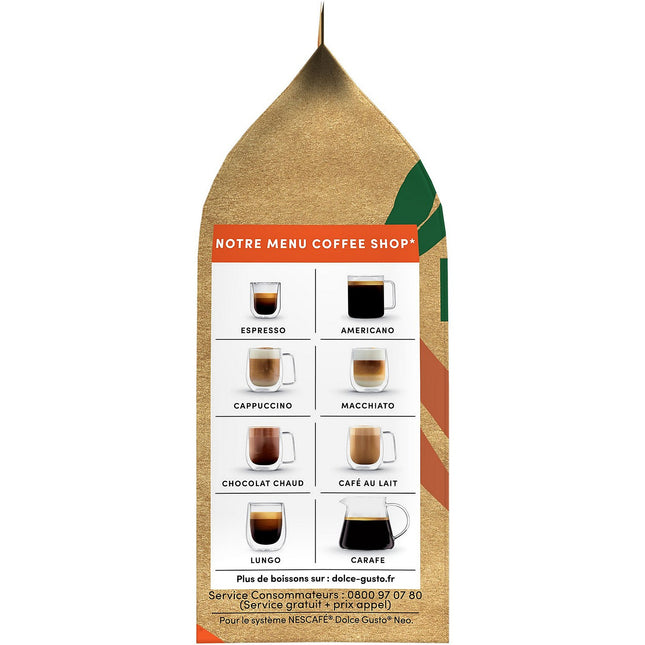 Dosette NESTLE NESCAFE DOLCE GUSTO NEO Lungo Décaffeina