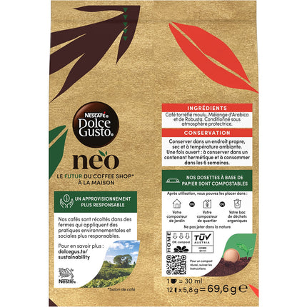 Dosette NESTLE NESCAFE DOLCE GUSTO NEO Barista x12