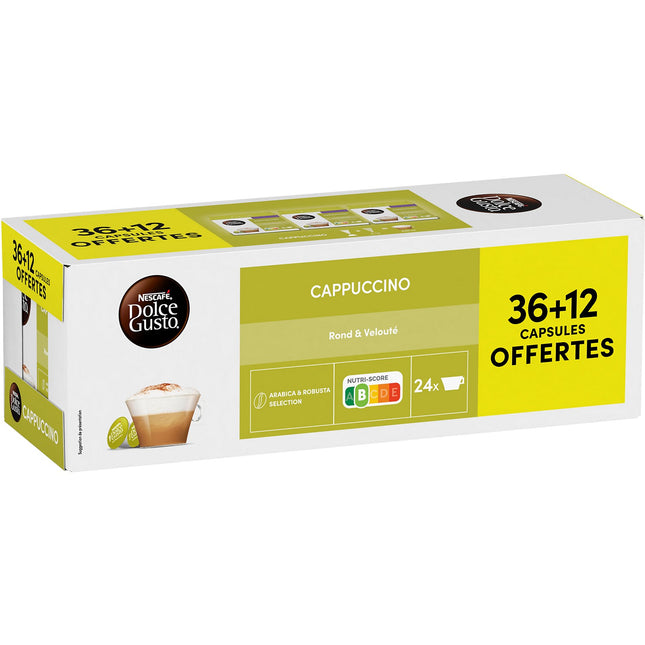 Dosette NESTLE DOLCE GUSTO CAPPUCCINO x36+12
