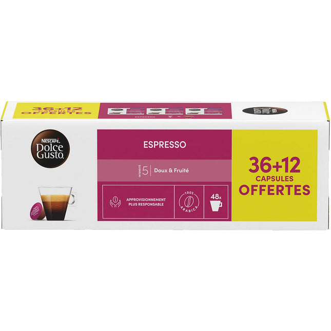 Dosette NESTLE DOLCE GUSTO ESPRESSO x36+12
