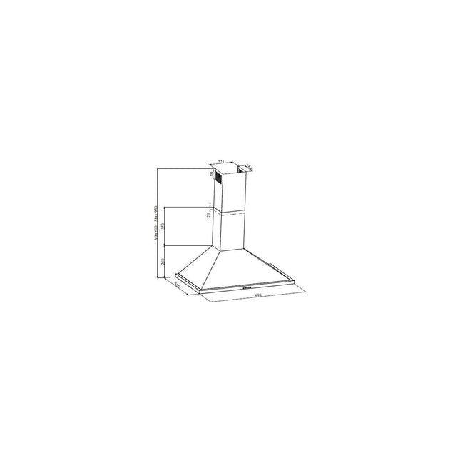 Hotte décorative murale LEISURE H92X Reconditionné
