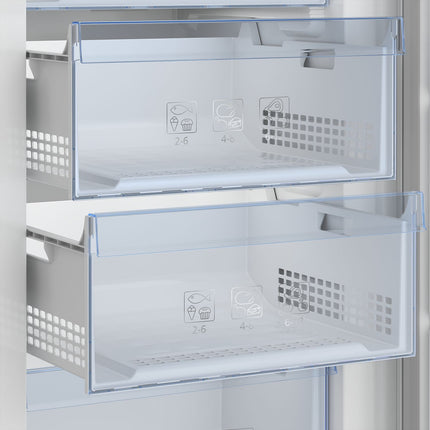 Congélateur armoire BEKO RFNE448E45W