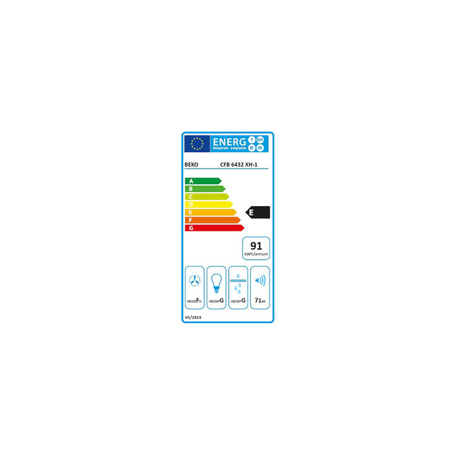 Hotte casquette BEKO CFB6432XH-1