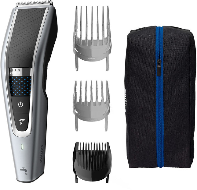 Tondeuse multi usages PHILIPS HC5630/15, molette réglable, 28 hauteurs de coupe, précision 1 mm, autonomie 90 mn