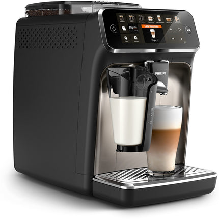 Expresso Broyeur PHILIPS EP5447/90 Machine à café à grain Grise Série 5400 LatteGo