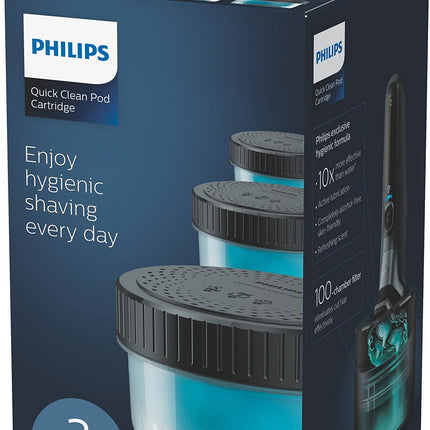 Lotion de nettoyage PHILIPS Quickclean recharges liquide CC12/50 x3