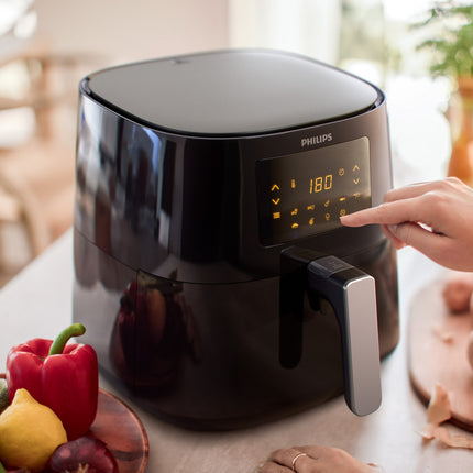 Airfryer PHILIPS HD9270/96 Friteuse sans huile connectée Noir, Série 5000 XL 6.2L