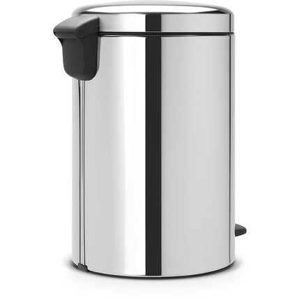 Poubelle de cuisine manuelle BRABANTIA pédale NewIcon 20L BrilliantSteel Silent