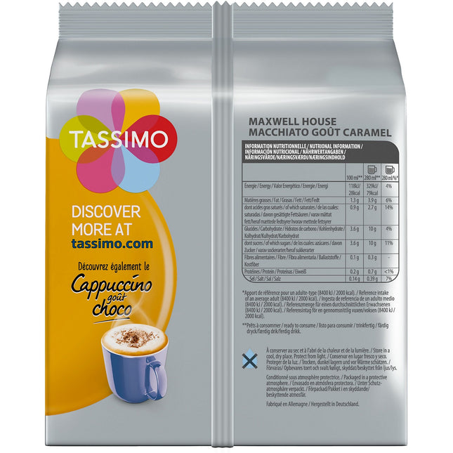 Dosette TASSIMO Café Maxwell House Macchiato Caramel X8