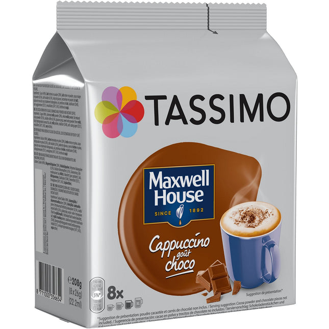 Dosette TASSIMO Café Maxwell House Cappuccino Choco X8