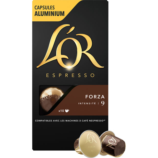 Capsules L'OR Espresso Café Forza 9 X10