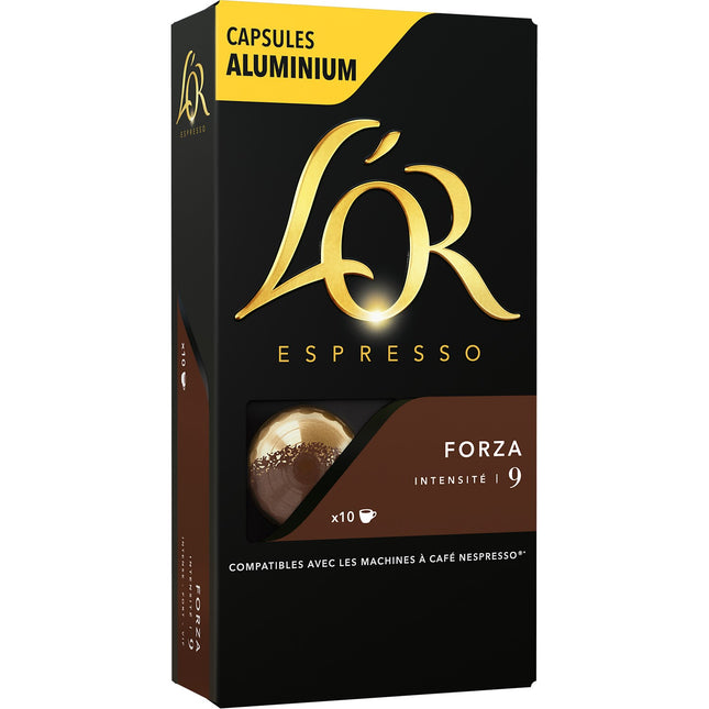 Capsules L'OR Espresso Café Forza 9 X10