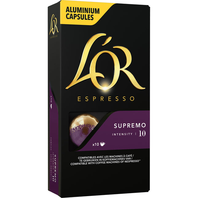 Capsules L'OR Espresso Café Supremo 10 X10