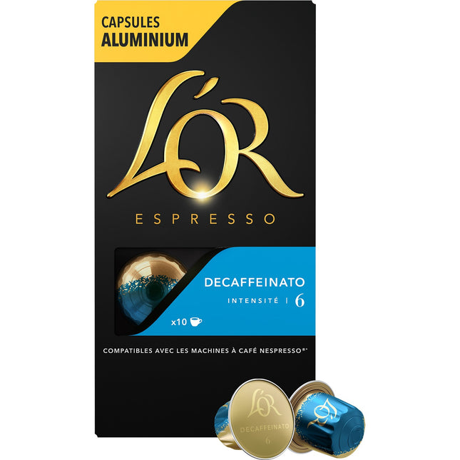 Capsules L'OR Espresso Café Decaféinato 6 X10