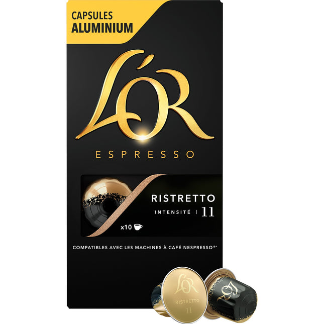 Capsules L'OR Espresso Café Ristretto 11 X10