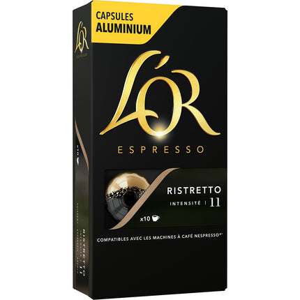 Capsules L'OR Espresso Café Ristretto 11 X10