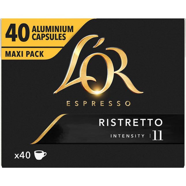 Capsules L'OR ristretto X40 intensité 11